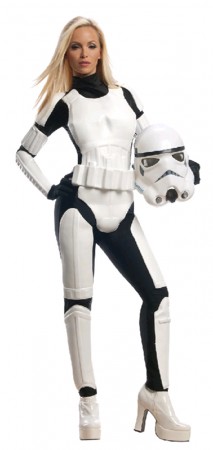 Female Licensed Star Wars Storm Trooper DELUXE Stormtrooper Halloween Adult Costume