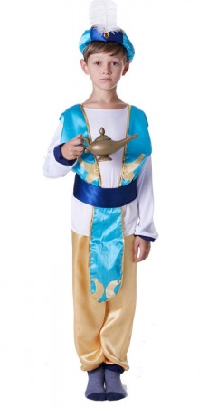 Boys Arabian Genie Aladdin Arab Prince KidsCostume