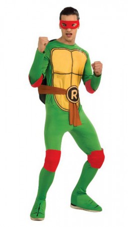 Movie/TV/Cartoon Costumes - TV Show TMNT Teenage Mutant Ninja Turtles Costume Rubie's Raphael Red 