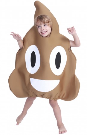 Kids Poo Emoji Costume lp1033