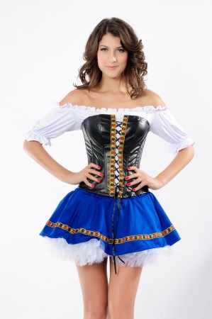 Oktoberfest Costumes Australia - Oktober Beer Maid Fancy Dress Costume