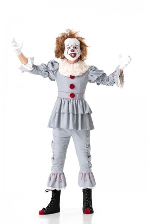 Teens Pennywise  IT Movie Stephen King Horror Clown Scary Costume Halloween Mask