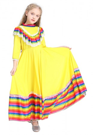 Girls Spanish Princess Flamenco Costume lp1042