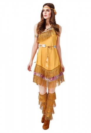 Ladies Native American Indian Costume tt3146