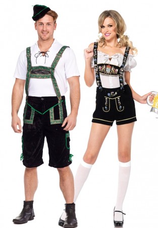 Couple Oktoberfest Bavarian Costume lh201+lb5002