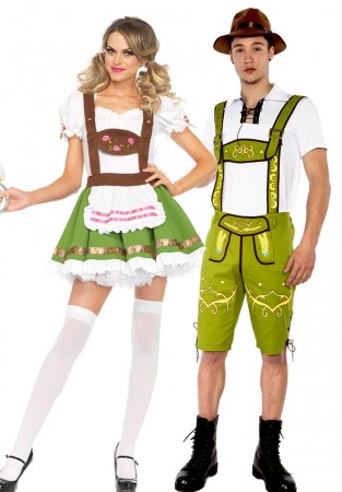 Couples Lederhosen Oktoberfest Heidi Costume Costume idea from Costumes in Australia