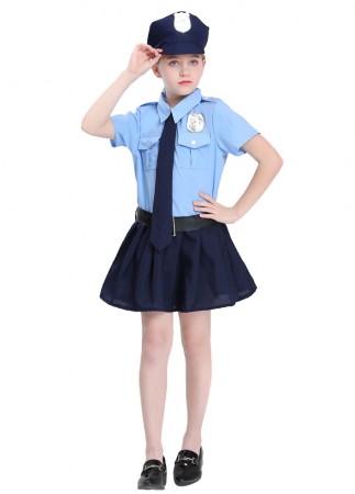 Girls Policeman Officer Uniform p1041