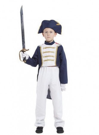 Boys British Redcoat Pirate Costume Outfit