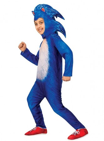 Kids Sonic Costume Jumpsuit lp1116