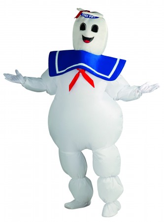 Inflatable Adult Stay Puft Marshmallow Man Fancy Dress Costume