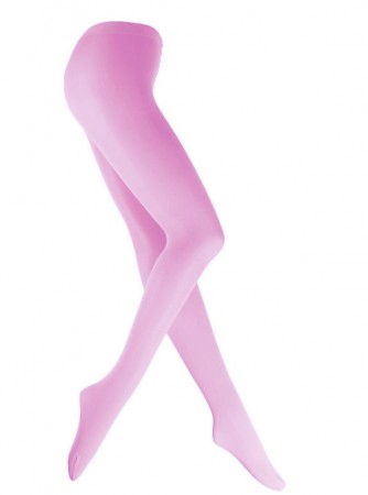 Pink 80s 70s Disco Opaque Womens Pantyhose Stockings Hosiery Tights tt1067-5