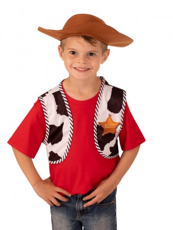 Toy Story 4 Woody Boy's Vest and Hat Accessory Kit cl3057