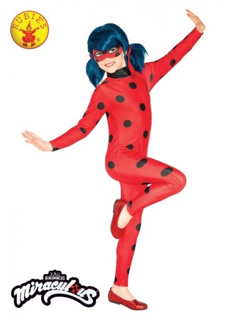 Girls Miraculous Ladybug Costume cl3193 