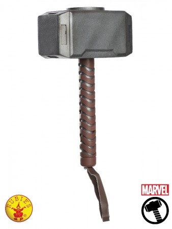 The Avengers Costumes - Licensed Thor Hammer Avengers Armour Weapon Costume Toy Superhero Cosplay Accessories Marvel Thor The Dark World Lightning Strike Hammer 