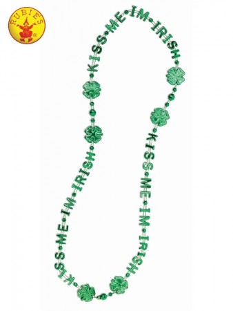 Kiss Me I'm Irish St Patrick's Day Green Beads cl65497