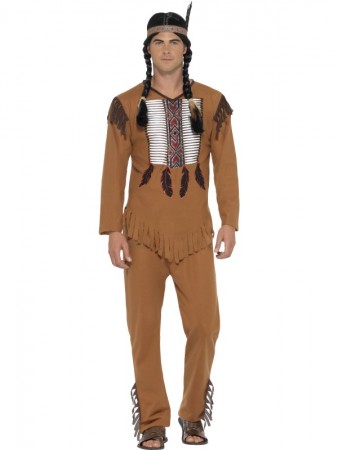 Native Western Warrior Costume CS45509_2