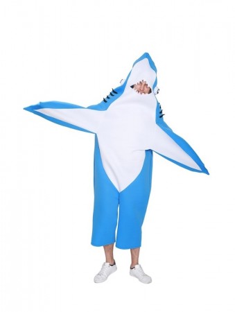 Halloween Shark Costume Cosplay Adult Party Animal Fancy Dress Funny Unisex