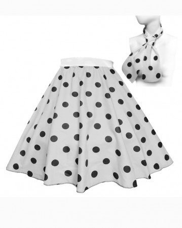1950's Rock n Roll Dot Style skirt