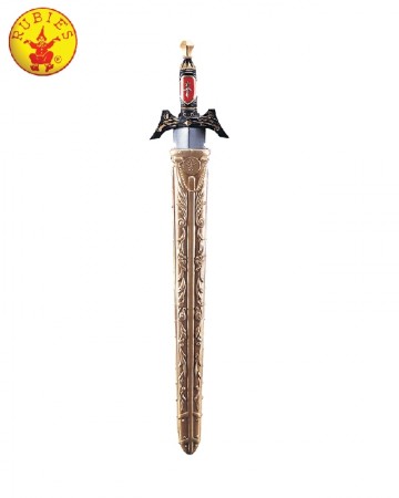 26" Medieval Times Sword Knight Warrior King With Sheath Costume Party Accessory 