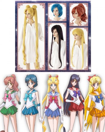 Sailor Moon Cosplay Costume Wig tt1143