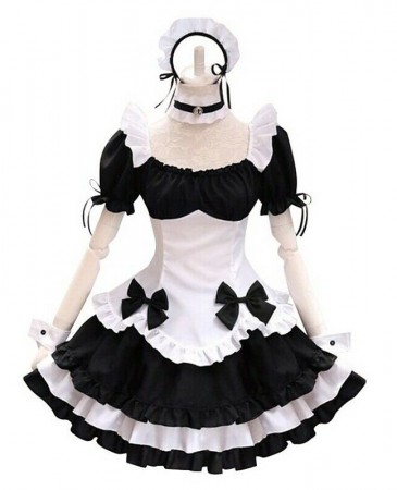 Lolita French Maid Dress Girls Costume lp1065