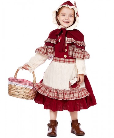 Girls Little Red Riding Hood Costume tt3339