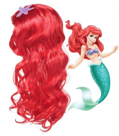 Little Mermaid Princess Ariel Wigs tt1147