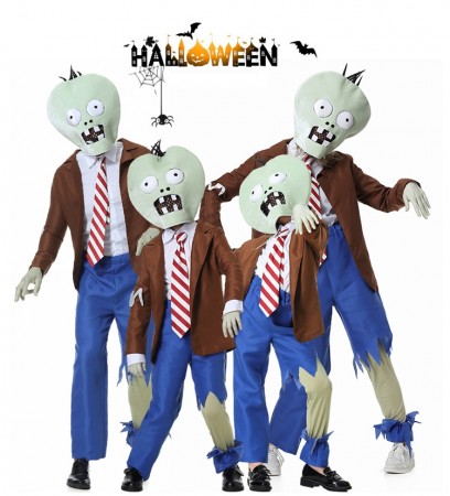 Kids Adults Plants vs Zombies Costume tt3342