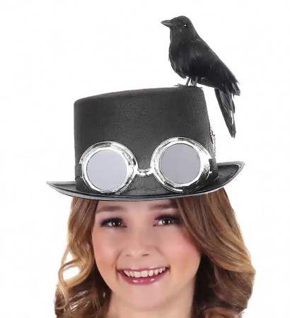 Steampunk Bird Hat th024