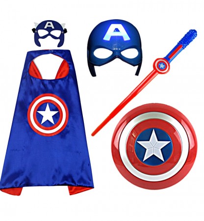 Captain America Marvel Kids Costume Toy Set tt3103