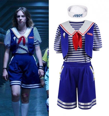 Adult Robin Scoops Ahoy Costume Stranger Things