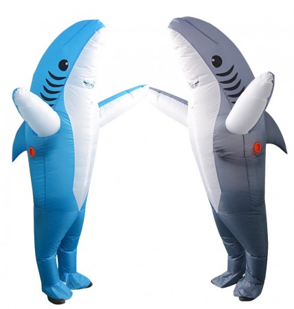 Shark carry me inflatable costume tt2039
