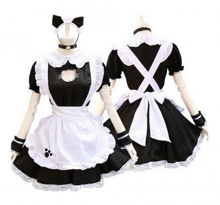 Lolita Cat Maid Dress Girls Costume lp1102