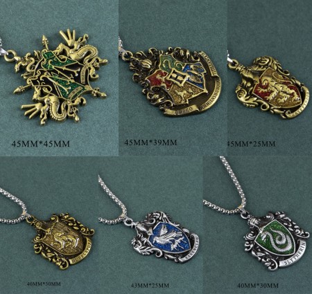 Harry Potter Hogwarts School Necklace lx0284
