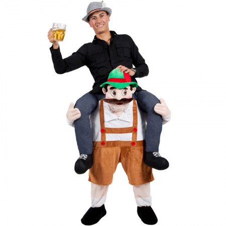 Oktoberfest Shoulder Carry Me Ride On Piggyback Fancy Costume