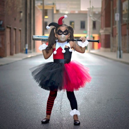 Girls Halloween Joker Costume Dress lp1054