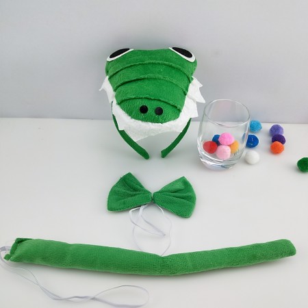 Kids Alligator Headband Bow Tail Set th013-19