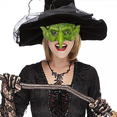 Green Goblin Witch Mask  th023