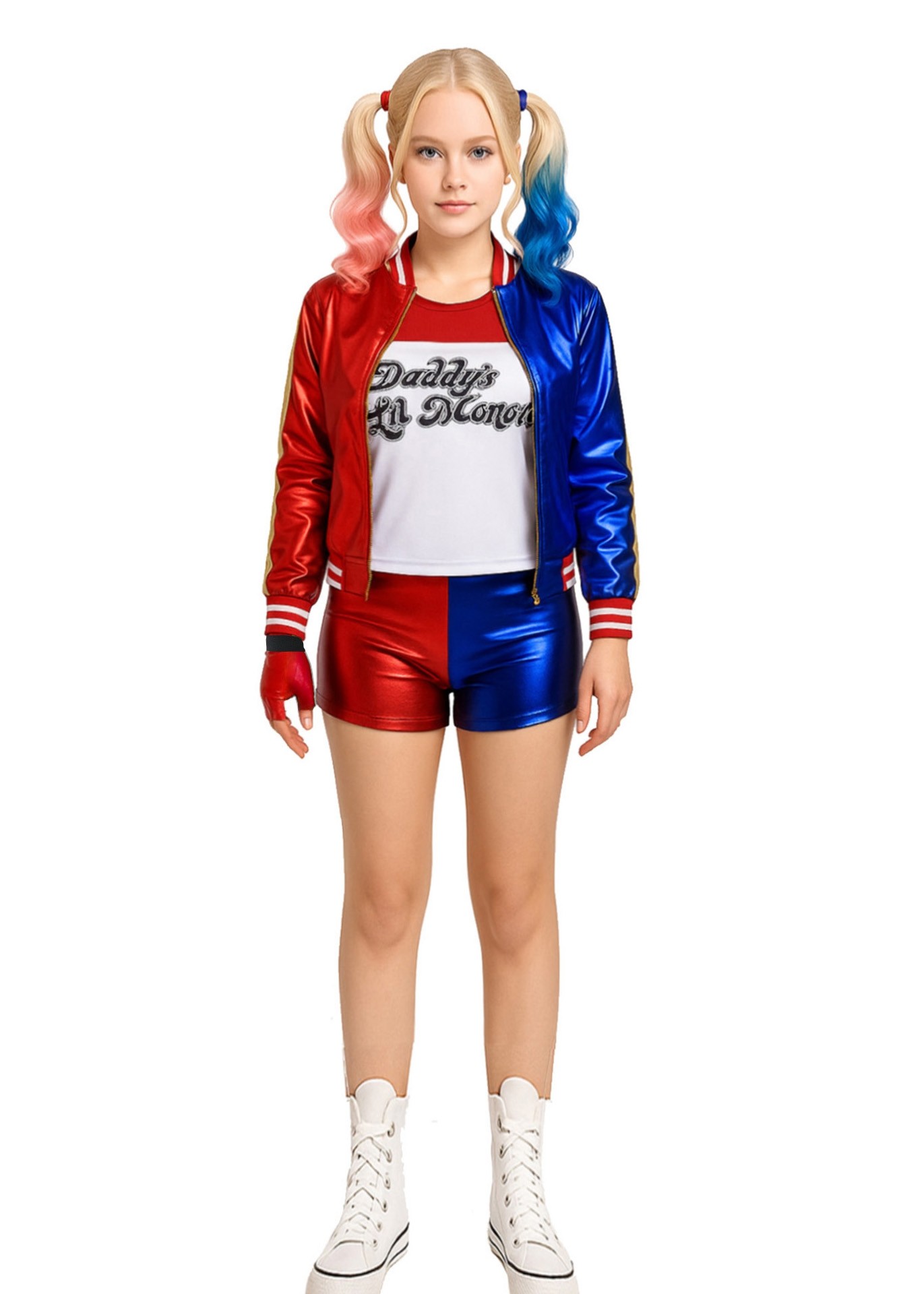 Ladies Harlequin-Style Full Costume Set