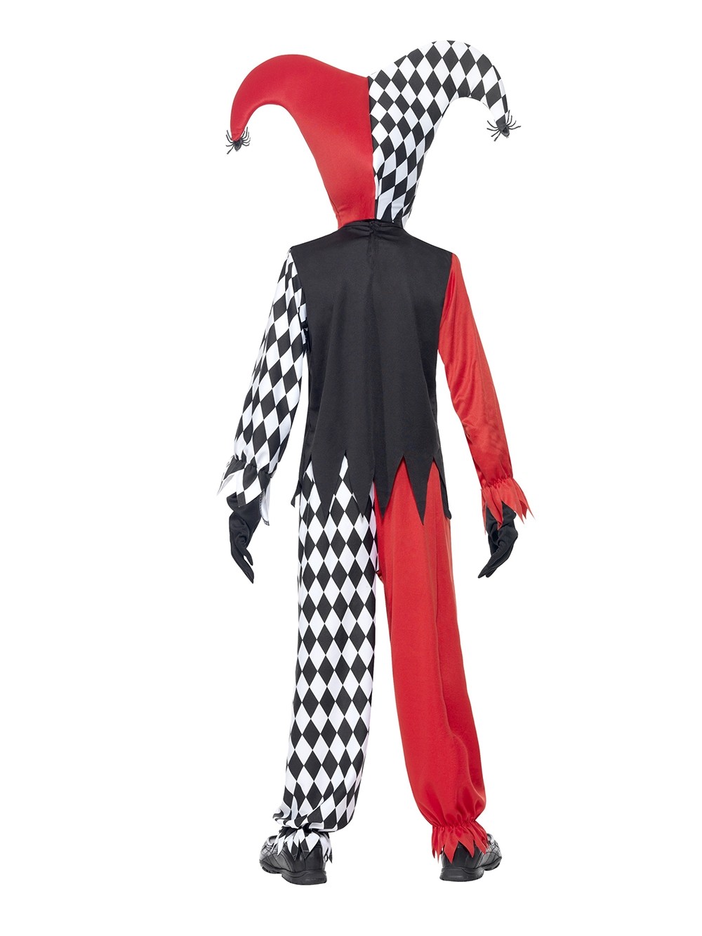 CK786 Blood Curdling Jester Mardi Gras Boys Halloween Clown Book Week Costume 