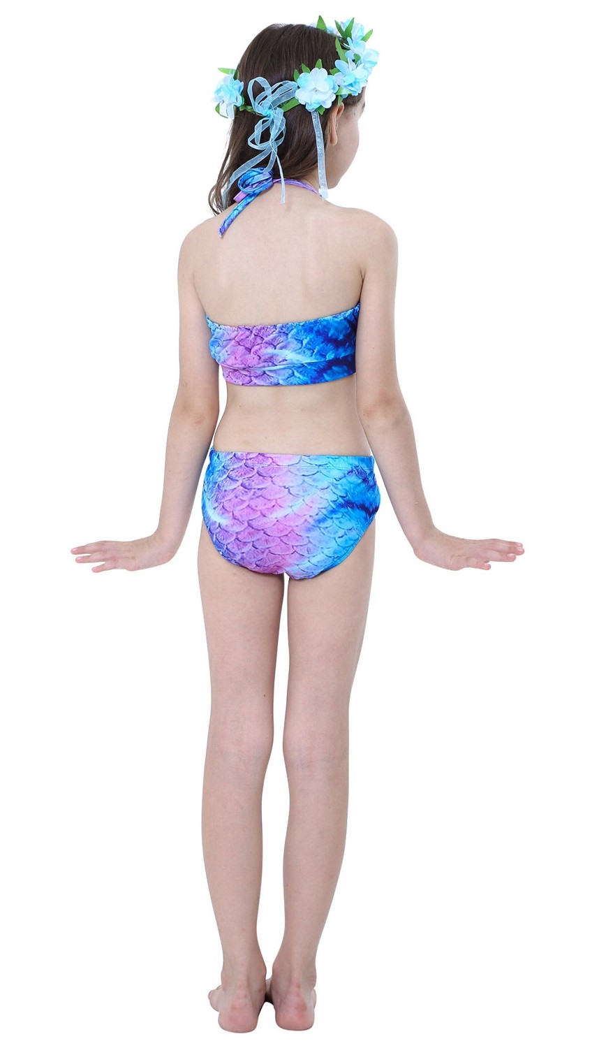 WaterLife Swimsuit Mermaid Tails for Swimming for Girls Swimwear with Fin Monofin Full Set 