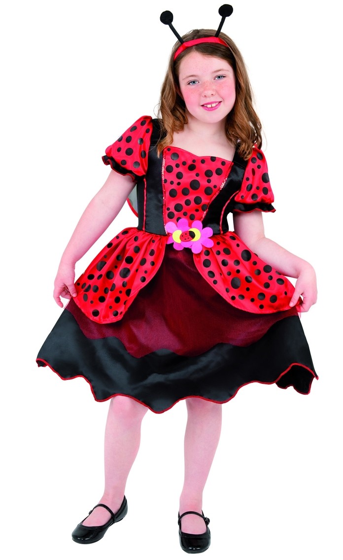 Ladybird Jumpsuit Boys Girls Book Day Insect Bug Child Fancy Dress Age 3-4 Years
