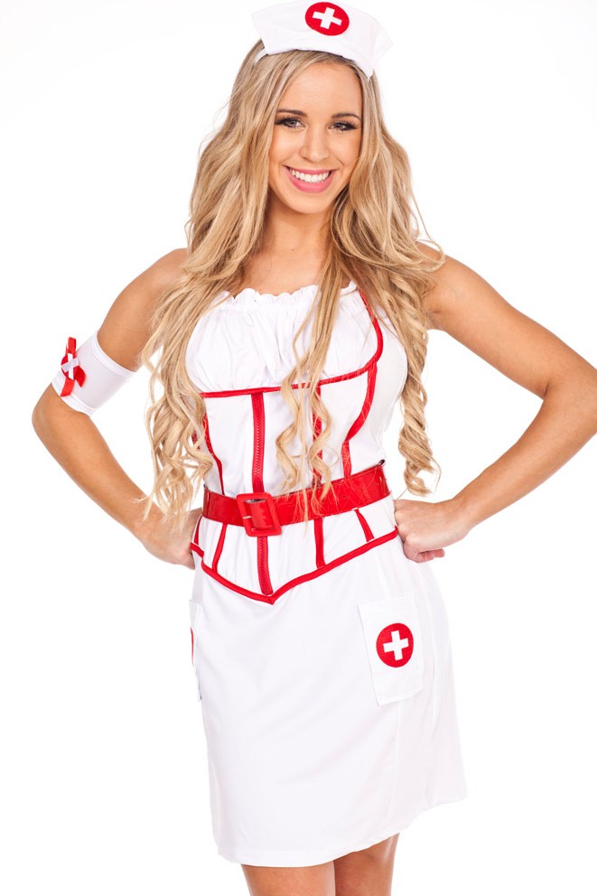 Ladies Nurse Costume Full Outfit