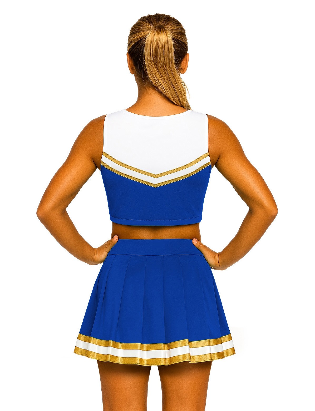 Royal Blue Cheerleader Costume