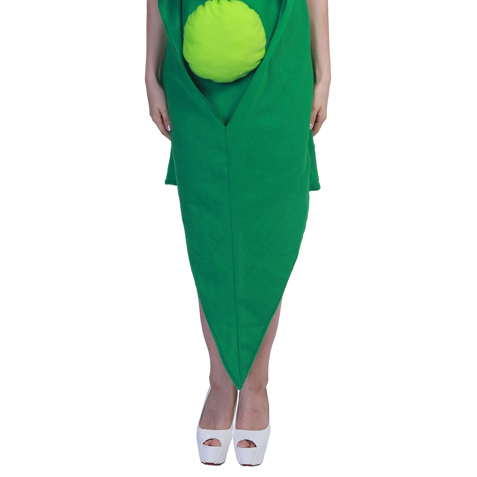 green emerald velvet dress Green Peas Hari Matar Vegetable Kids Fancy Dress Costume