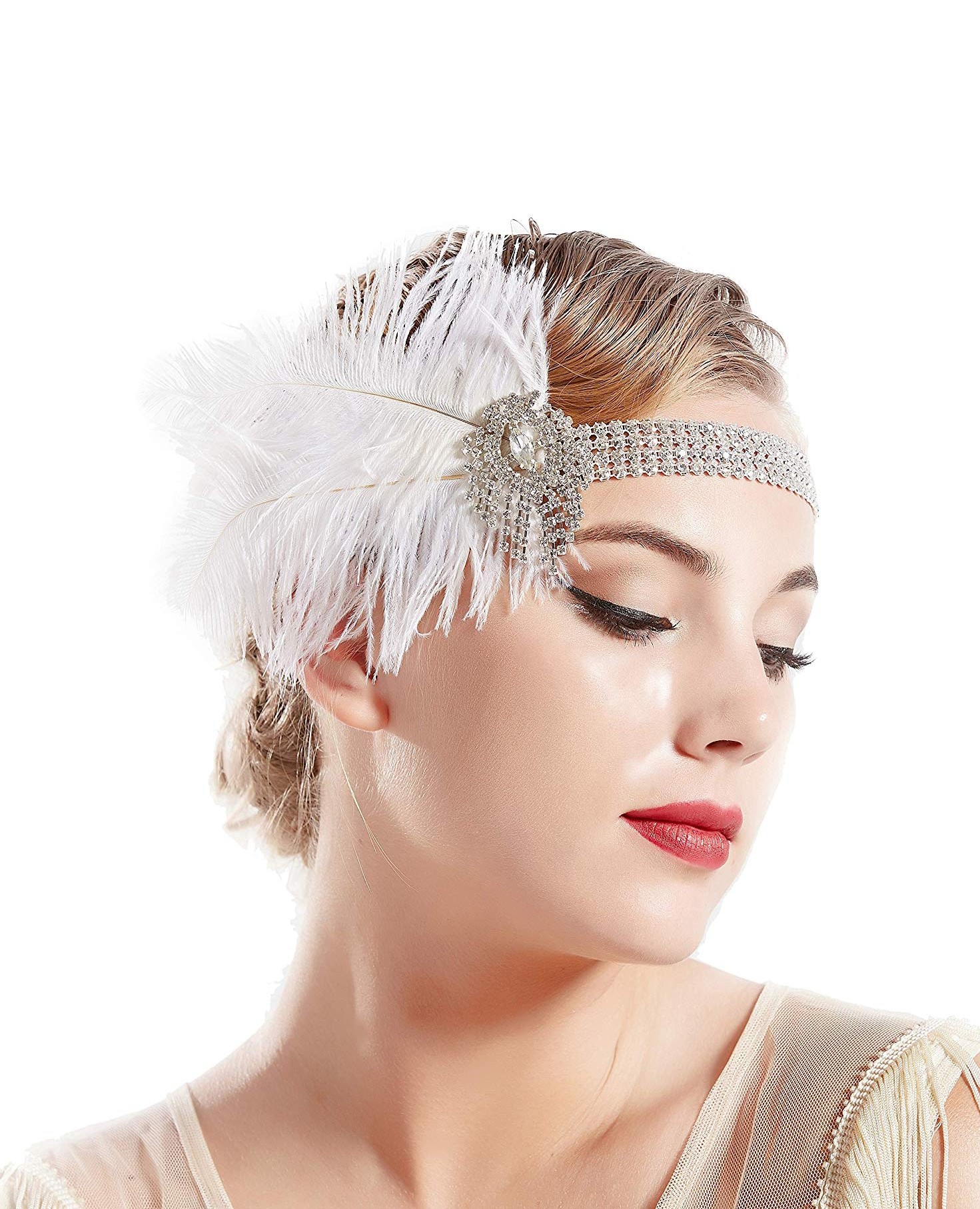 1920s Feather Headband
