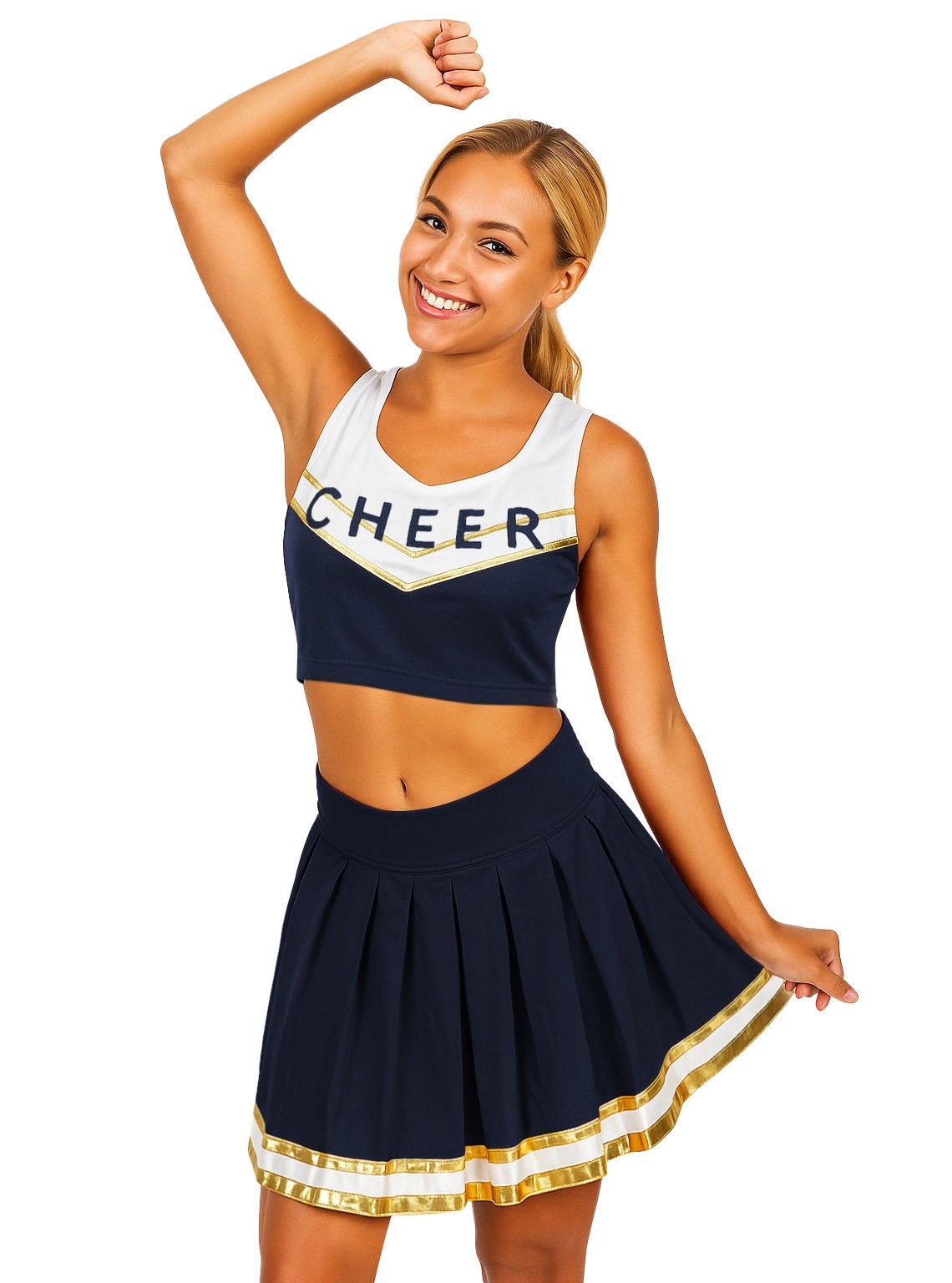 blue cheerleader dress Toddler/Youth Girls Jesuit Cheerleader Dress main image 0