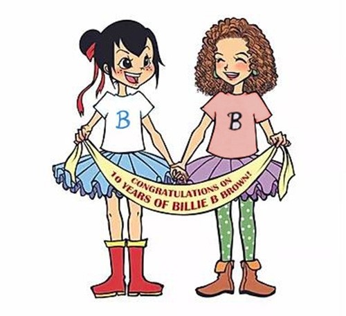 White Billie B Brown Costume T-shirt
