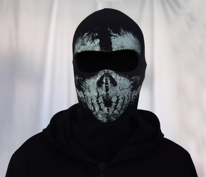 Cagoule Tactique Militaire Avec Crâne Ghost (Call Of Duty) - Taille XL - Neuf