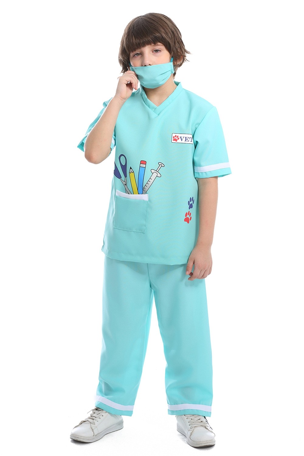 SALE Kids Nurse Uniform Girls Fancy Dress Costume Party Outfit Booke Week 